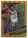 DELETE 115481 2021-22 Donruss Optic Gold Refractor 57 Collin Sexton 1/10