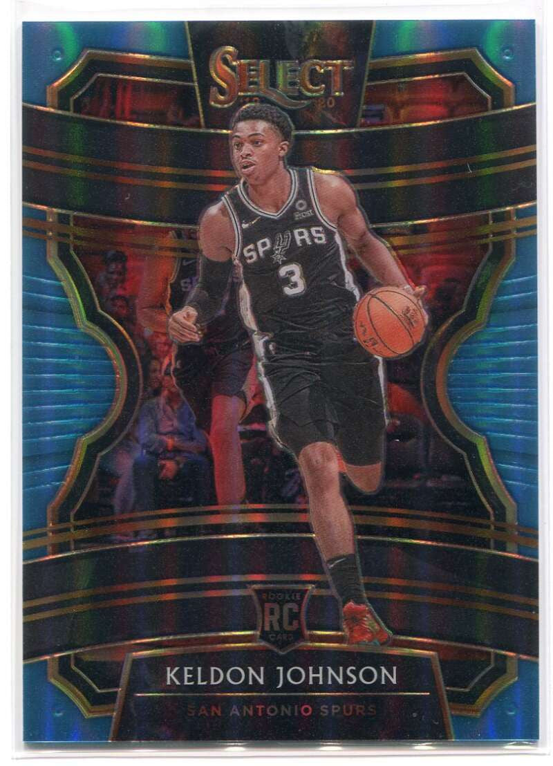 DELETE 115498 2019-20 Select Prizms Light Blue Refractor 45 Keldon Johnson Rookie 291/299