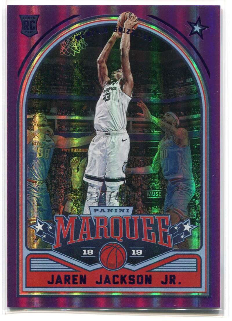 DELETE 115508 2018-19 Panini Chronicles Purple 249 Jaren Jackson Jr. Marquee Rookie 33/49