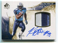2009 SP Authentic Gold 388 Kenny Britt Rookie Patch Auto 9/25