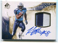 2009 SP Authentic Gold 388 Kenny Britt Rookie Patch Auto 19/25