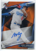 DELETE 115640 2018 Finest Firsts Autographs Orange Refractor Alex Verdugo Rookie Auto 5/25