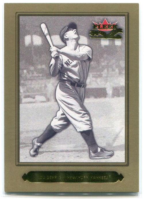 2002 Fleer Fall Classics Championship Gold 4 Lou Gehrig 33/50