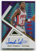 2021-22 Panini Recon Called Excellence Signatures Purple Isiah Thomas Auto 7/25