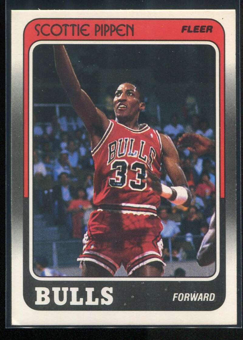 1988-89 Fleer 20 Scottie Pippen UER Rookie