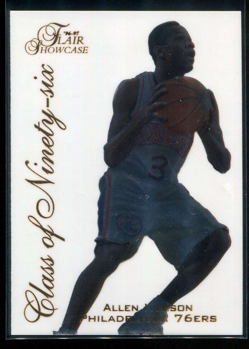 DELETE 115723 1996-97 Flair Showcase Class of '96 10 Allen Iverson Rookie
