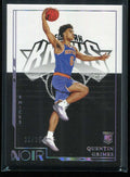 DELETE 115724 2021-22 Panini Noir Holo Silver 199 Quentin Grimes I Rookie 30/35 Icon Edition