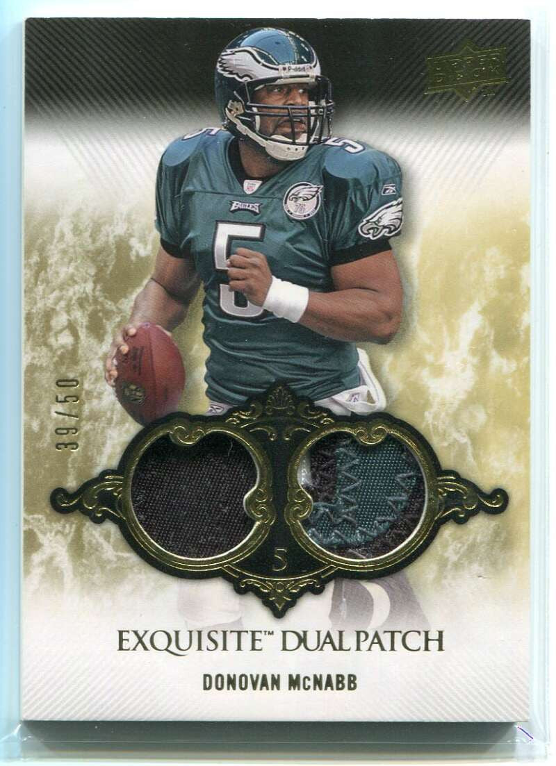 SOLD 115773 2008 Exquisite Collection Patch Duals ep27 Donovan McNabb Dual Patch 39/50