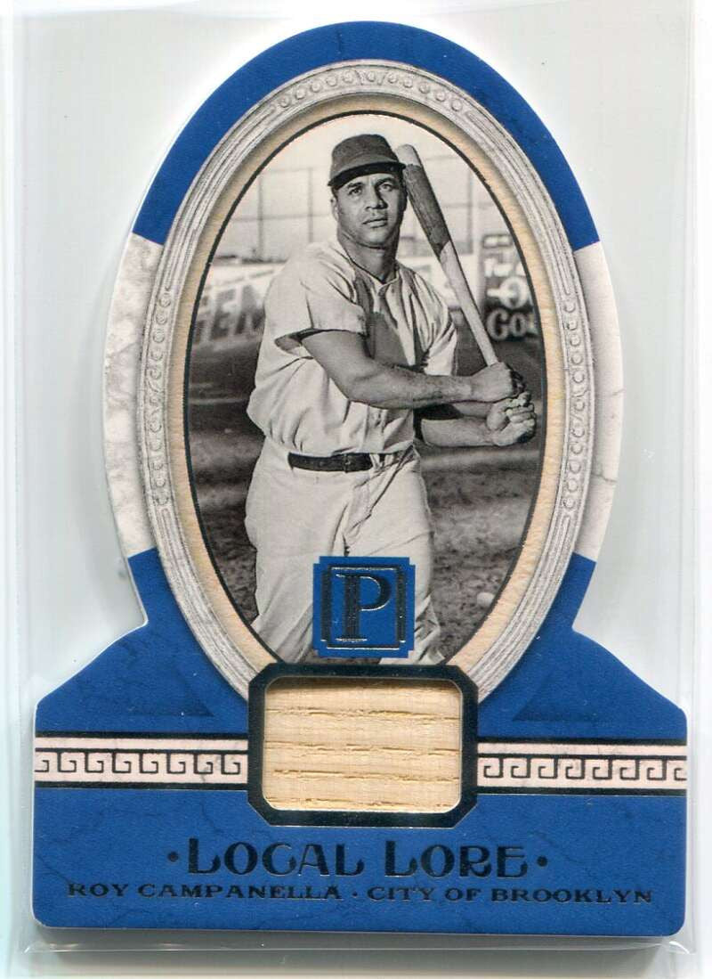 2016 Panini Pantheon Local Lore Materials 9 Roy Campanella Bat 2/10