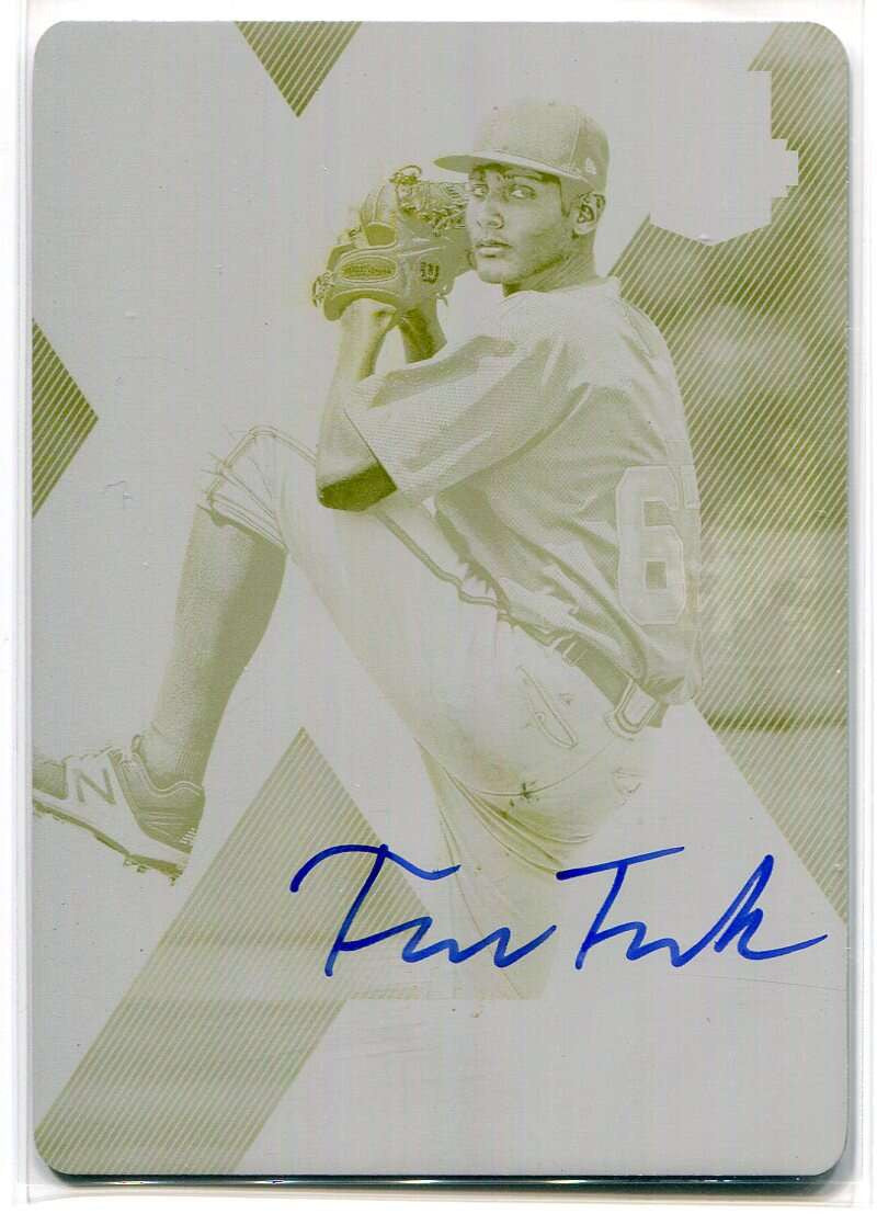 DELETE 115833 2017 Elite Extra Autographs Printing Plate 80 Freddy Tarnok Rookie Auto 1/1