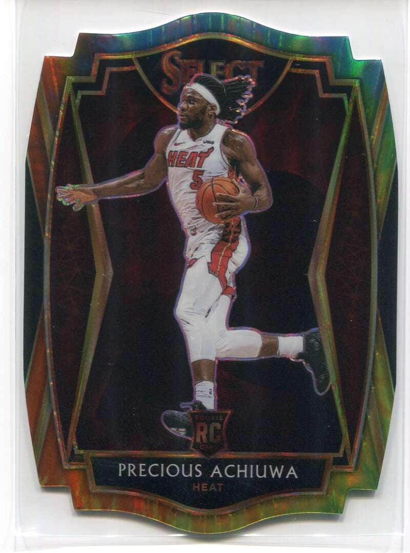 DELETE 115889 2020-21 Select Prizms Tie Dye Die Cut 193 Precious Achiuwa Rookie 14/25