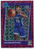 DELETE 115896 2021-22 Donruss Optic Pink Velocity 155 Davion Mitchell RR Rated Rookie 3/79