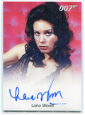 2011 James Bond Mission Logs Full Bleed Autographs NNO Lana Wood Auto O'Toole