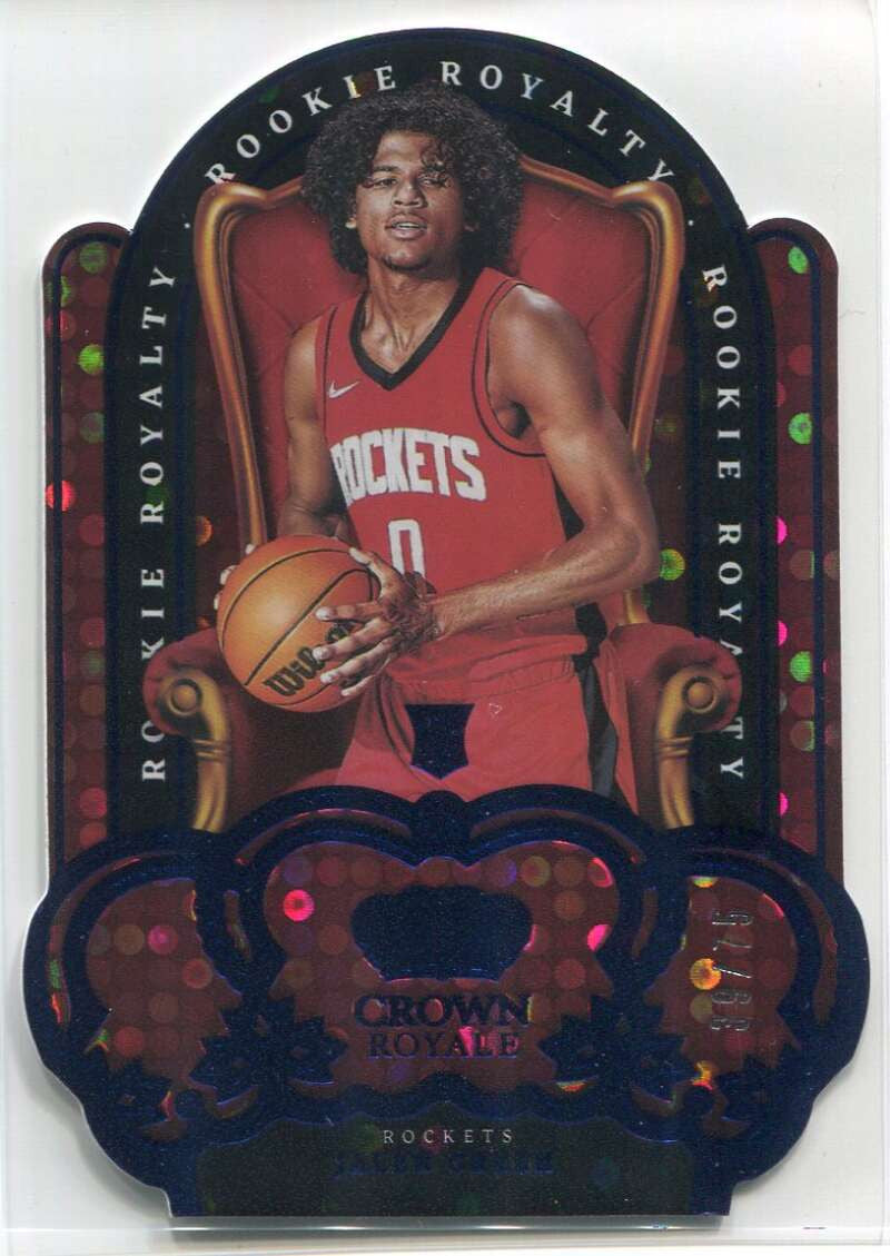 DELETE 116003 2021-22 Crown Royale Rookie Royalty Blue 1 Jalen Green Rookie 39/75
