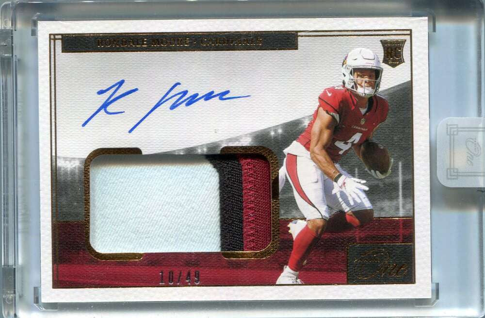 2021 Panini One Bronze 18 Rondale Moore Rookie Patch Auto 10/49