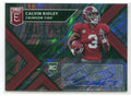 2018 Elite Draft Autographs Aspirations Emerald Calvin Ridley Rookie Auto 5/5