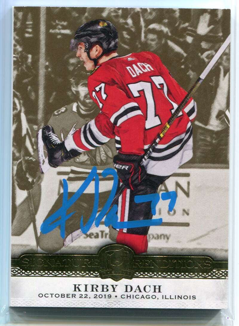 DELETE 116041 2019-20 The Cup Signature Renditions SRKD Kirby Dach Rookie Auto