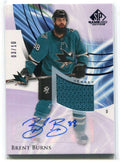 DELETE 116042 2020-21 SP Game Used Purple 23 Brent Burns Jersey Auto 3/10
