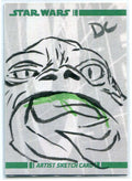 2008 Star Wars Clone Wars Sketches NNO Jabba the Hutt Sketch 1/1 Dan Cooney