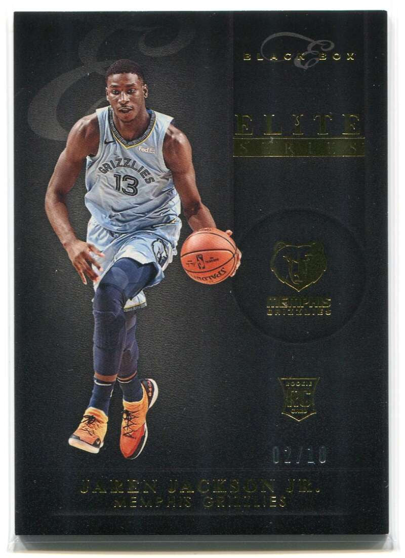 DELETE 116143 2018-19 Panini Chronicles Gold 301 Jaren Jackson Jr. Elite Black Box Rookie 2/10