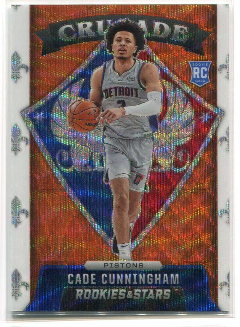 DELETE 116146 2021-22 Chronicles 75th Anniversary 617 Cade Cunningham Crusade Rookie 6/75