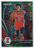 2021-22 Panini Prizm Draft Green Pulsar Refractor 20 Ayo Dosunmu Rookie 19/25