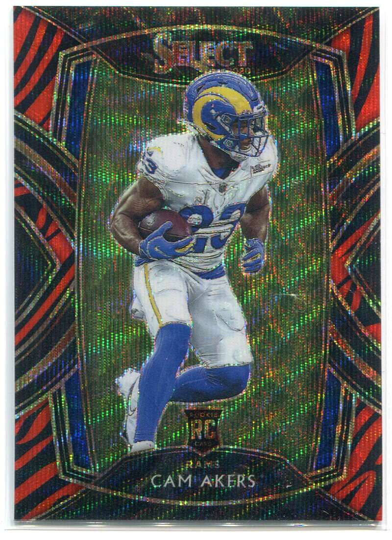 2020 Select Prizm Tiger Refractor 255 Cam Akers Rookie Club Level