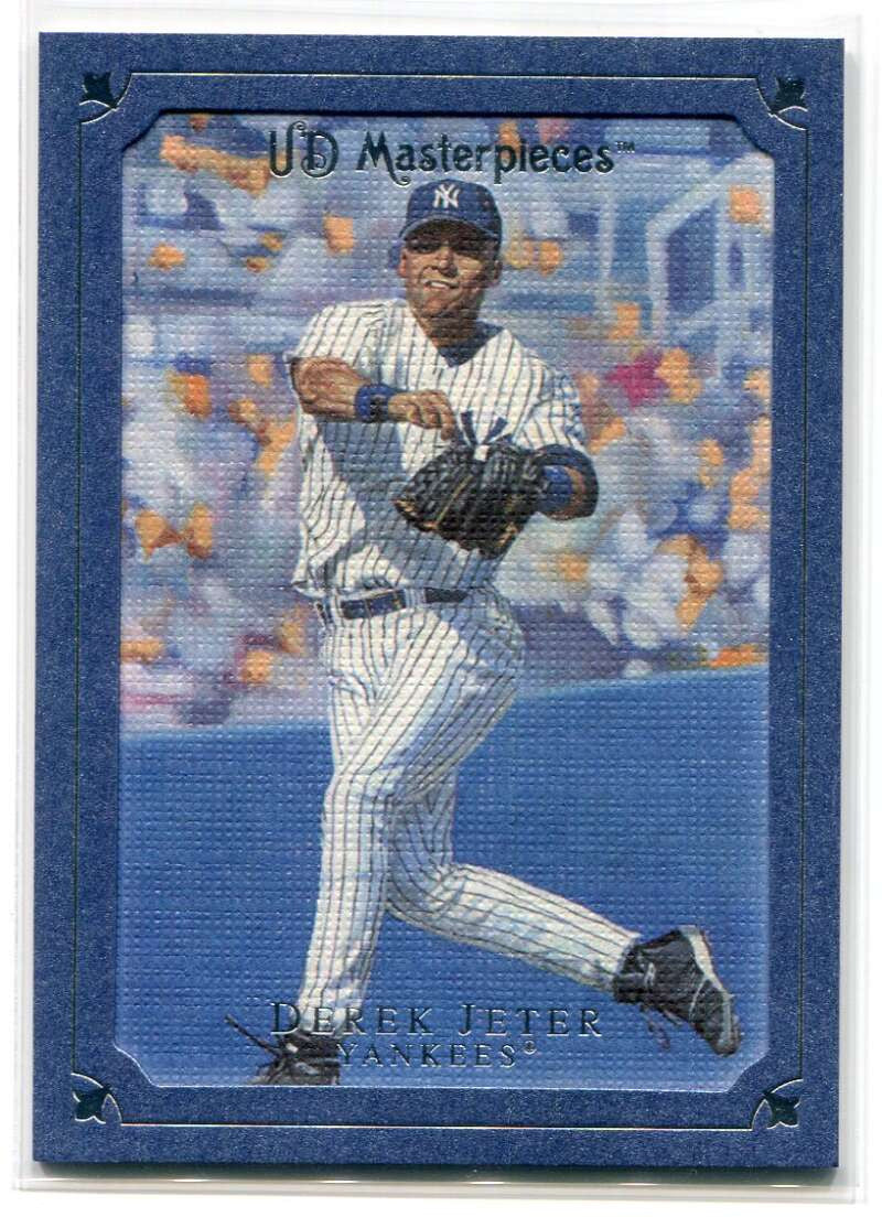 2007 UD Masterpieces Blue Steel 30 Derek Jeter 45/50