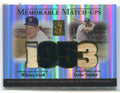 2003 Topps Tribute WS Memorable Match-Ups Ford Duke Snider Dual Bat Jerey 33/53