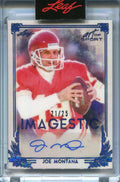 2021 Leaf Art of Sport Imagestic Autographs Navy imjm1 Joe Montana Auto 21/25