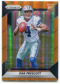 2016 Panini Prizm Prizms Orange Refractor 231 Dak Prescott Rookie 247/299