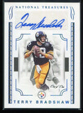 2016 Panini National Treasures Signatures Platinum 31 Terry Bradshaw Auto 1/1