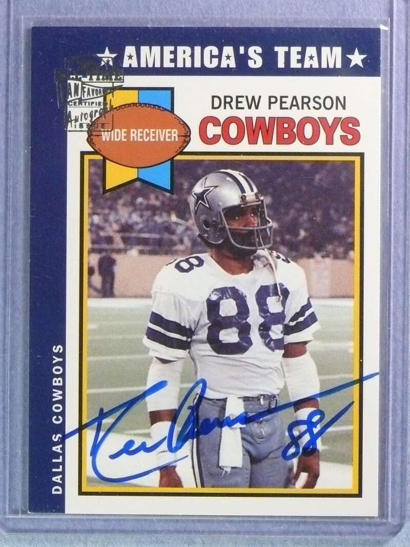 DELETE 116610 2004 Topps All-Time Fan Favorites Drew Pearson Autograph Auto #DP