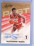 2018-19 Absolute Memorabilia Level 1 Past Ralph Sampson Autograph Auto #08/99