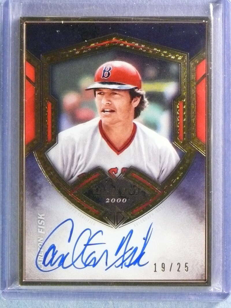 2020 Topps Transendent Hall Of Fame Carlton Fisk Autograph Auto #19/25 #THOFCF