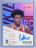DELETE 116768 2018-19 Absolute Memorabilia Limitless Level 2 Collin Sexton Rookie RC Auto #/25