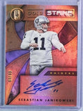 2019 Gold Standard Strike Sebastian Janikowski Autograph Auto #44/49 #GSSJ