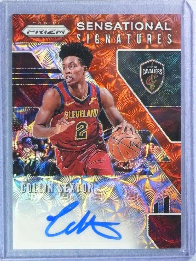 DELETE 117067 2019-20 Prizm Sensational Signatures Prizm Choice Collin Sexton Autograph Auto