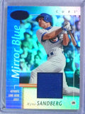 DELETE 117098 2002 Leaf Certified Mirror Blue Ryne Sandberg Jersey #47/75 #33