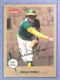 2002 Fleer Greats Of The Game Rollie Fingers Autograph Auto