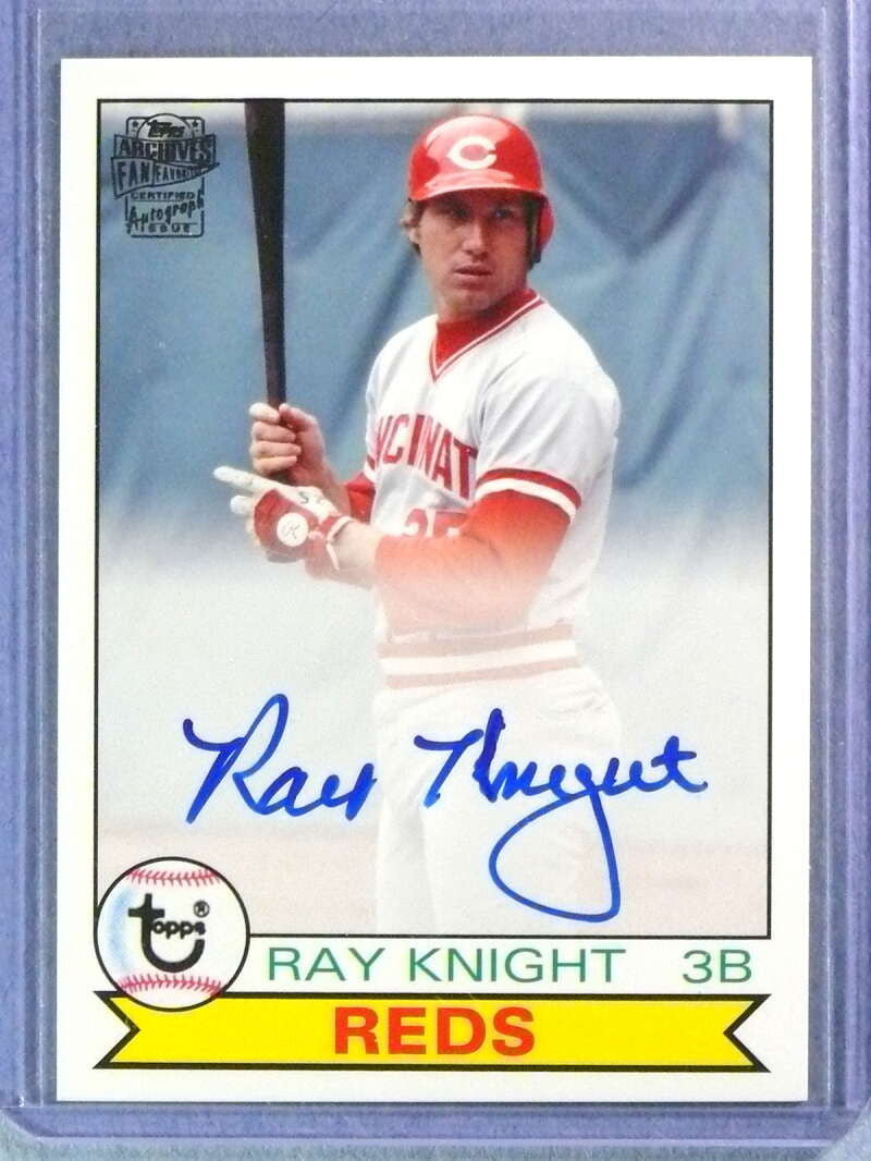 2013 Topps Archives Fan Favorites Ray Knight Autograph Auto #FFARK