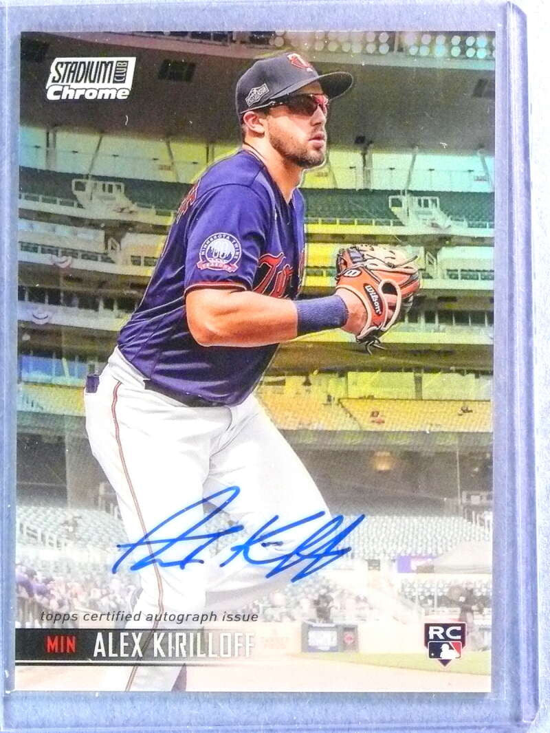 DELETE 117219 2021 Stadium Club Chrome Alex Kirilloff Rookie RC Autograph Auto #SCCBAAK