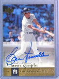 2004 UD Yankees Classics Scripts Lou Piniella Autograph Auto #AU44