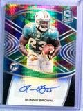 2020 Panini Spectra Signatures Celestial Ronnie Brown Autograph Auto #09/30
