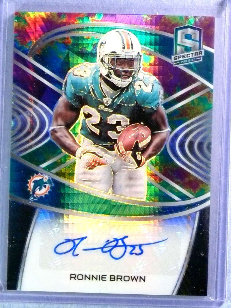 2020 Panini Spectra Signatures Celestial Ronnie Brown Autograph Auto #09/30