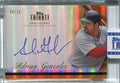 2012 Topps Tribute Autographs Orange AG Adrian Gonzalez Auto 20/25