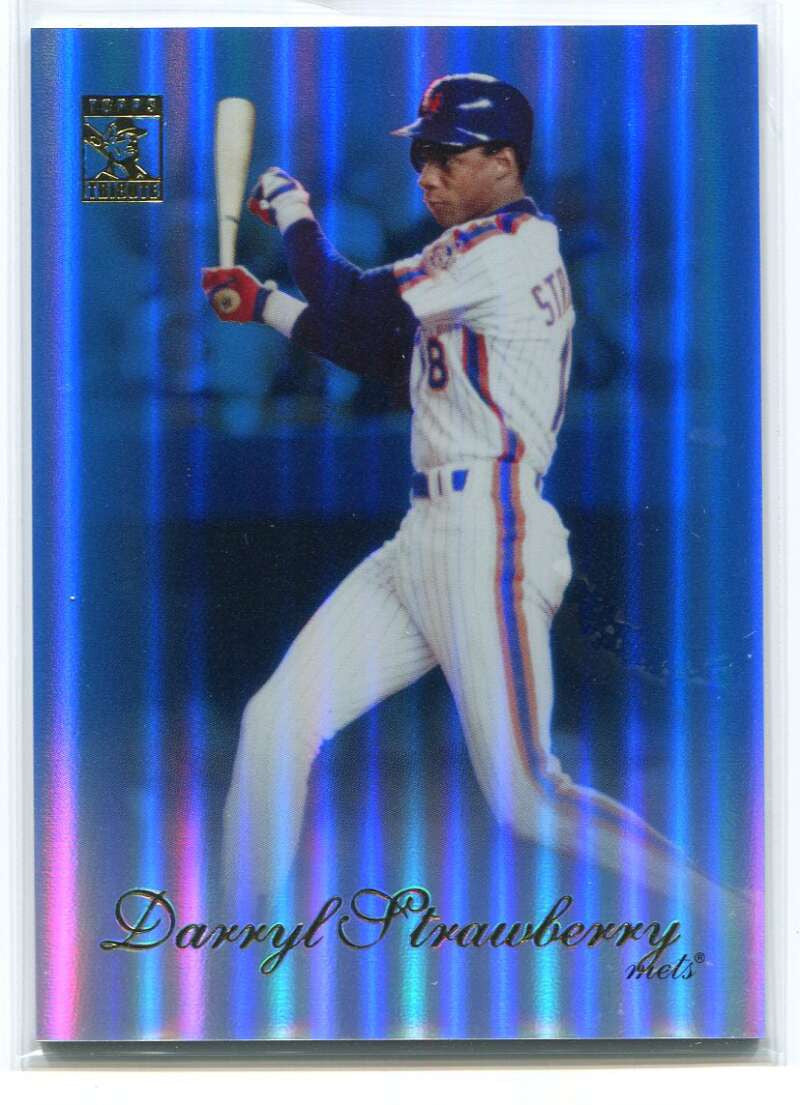 2009 Topps Tribute Blue 42 Darryl Strawberry 151/219