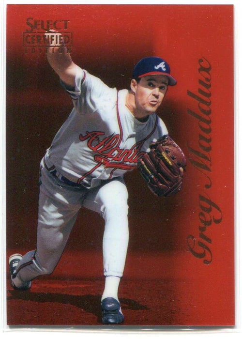 1996 Select Certified Certified Red 32 Greg Maddux /1800 ID: 119218