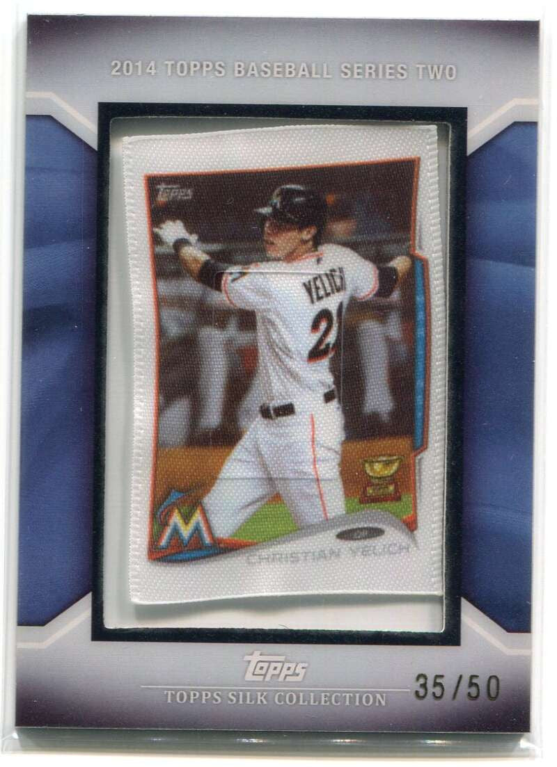 2014 Topps Silk Collection 196 Christian Yelich s2 35/50