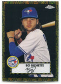 2021 Topps Chrome Platinum Black &amp; Gold 70th Refractor 199 Bo Bichette 9/10